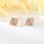 Picture of Rose Gold Plated 925 Sterling Silver Big Stud Earrings from Certified Factory