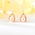 Picture of 925 Sterling Silver White Big Stud Earrings with Full Guarantee
