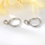 Picture of Brand New 925 Sterling Silver Love & Heart Dangle Earrings with SGS/ISO Certification