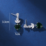 Picture of Trendy Platinum Plated Luxury Dangle Earrings with No-Risk Refund