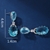 Picture of Featured Blue Cubic Zirconia Dangle Earrings with Full Guarantee