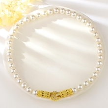 Show details for Copper or Brass Big Short Chain Necklace in Exclusive Design