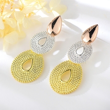 Show details for Affordable Zinc Alloy Dubai Dangle Earrings From Reliable Factory