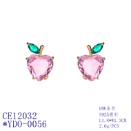 Picture of Delicate Cubic Zirconia Luxury Big Stud Earrings