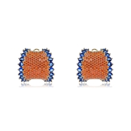 Picture of Sparkling Big Cubic Zirconia Big Stud Earrings