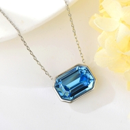 Show details for 16 Inch Platinum Plated Collar Necklace in Exclusive Design