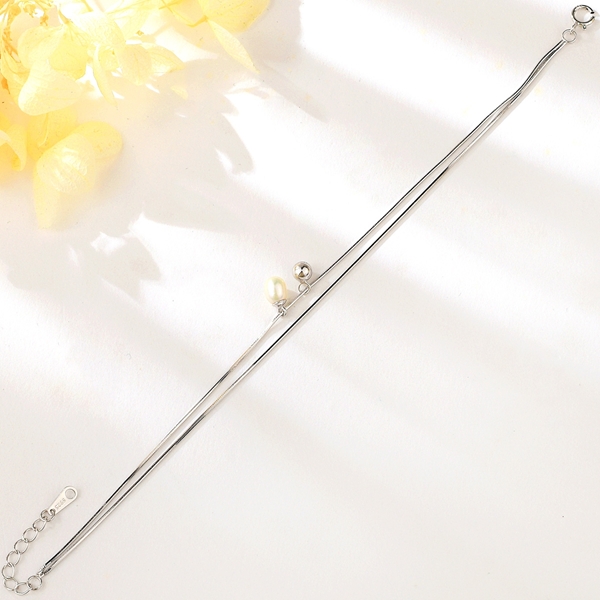 Picture of Affordable Platinum Plated White Fashion Bracelet from Trust-worthy Supplier