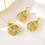 Show details for Low Cost Zinc Alloy Artificial Crystal 2 Piece Jewelry Set with Low Cost