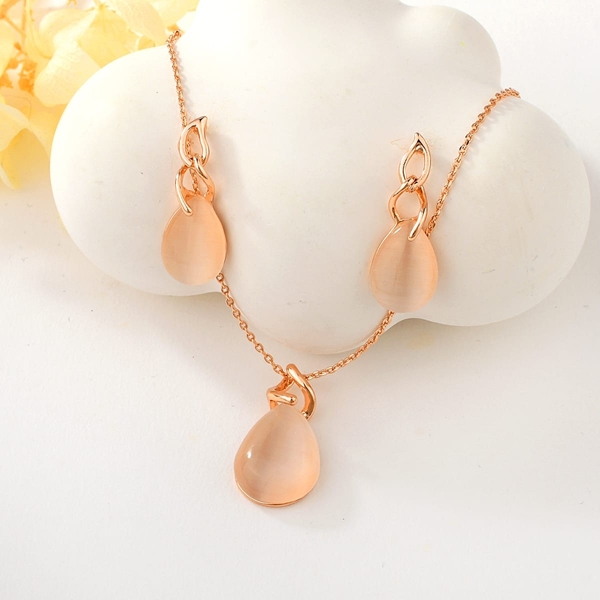 Picture of Trendy Rose Gold Plated Zinc Alloy 2 Piece Jewelry Set with No-Risk Refund