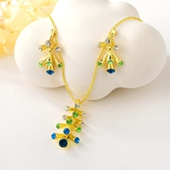 Picture of Sparkly Party Artificial Crystal 2 Piece Jewelry Set