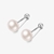 Picture of S999 pure silver natural freshwater pearl 68mm earrings