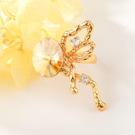 Show details for Holiday Copper or Brass Fashion Ring of Original Design