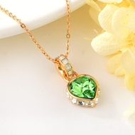 Show details for Luxury Swarovski Element Pendant Necklace Online Only