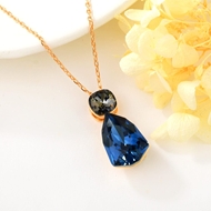 Show details for Featured Rose Gold Plated Party Pendant Necklace with Full Guarantee