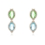 Show details for Copper or Brass Platinum Plated Dangle Earrings From Reliable Factory
