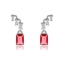 Show details for Party Platinum Plated Dangle Earrings of Original Design