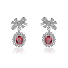 Show details for Irresistible Red Flowers & Plants Dangle Earrings For Your Occasions