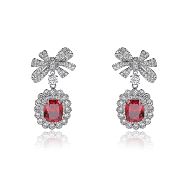 Picture of Irresistible Red Flowers & Plants Dangle Earrings For Your Occasions