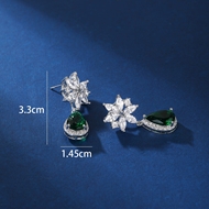Picture of Nice Cubic Zirconia Luxury Dangle Earrings