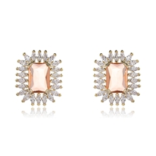 Show details for Eye-Catching Orange Fashion Huggie Earrings with Member Discount