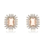 Show details for Eye-Catching Orange Fashion Huggie Earrings with Member Discount