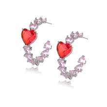 Show details for Recommended Platinum Plated Copper or Brass Huggie Earrings from Top Designer