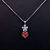 Picture of Eye-Catching Platinum Plated Flowers & Plants Pendant Necklace with Member Discount