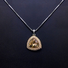 Show details for Recommended Platinum Plated Cubic Zirconia Pendant Necklace from Top Designer