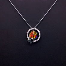 Show details for Fast Selling Platinum Plated Geometric Pendant Necklace Factory Direct Supply