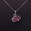 Show details for Unusual swan Holiday Pendant Necklace