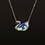 Show details for Holiday swan Pendant Necklace with Speedy Delivery