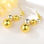 Show details for Trendy Multi-tone Plated Geometric Dangle Earrings with No-Risk Refund