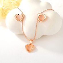 Show details for Funky Love & Heart White 2 Piece Jewelry Set