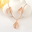 Show details for Stylish Geometric Zinc Alloy 2 Piece Jewelry Set