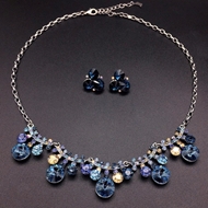Show details for Luxury Swarovski Element 2 Piece Jewelry Set with Full Guarantee