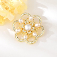 Show details for Elegant Flower Brooche for Girlfriend