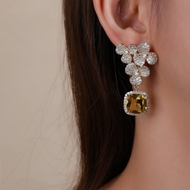 Picture of Amazing Luxury Gold Plated Dangle Earrings with Low Cost