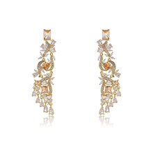 Show details for Luxury Yellow Dangle Earrings with Full Guarantee