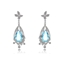 Show details for Party Platinum Plated Dangle Earrings with No-Risk Return