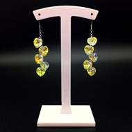 Show details for Sparkly Party Copper or Brass Dangle Earrings