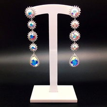 Show details for Party Geometric Dangle Earrings of Original Design