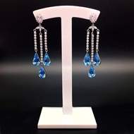 Show details for Luxury Swarovski Element Dangle Earrings with 3~7 Day Delivery
