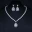 Show details for Low Price Copper or Brass White 2 Piece Jewelry Set from Trust-worthy Supplier