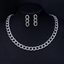 Show details for Need-Now White Cubic Zirconia 2 Piece Jewelry Set from Editor Picks