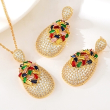 Show details for Luxury Copper or Brass 2 Piece Jewelry Set From Reliable Factory