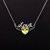 Picture of Amazing Love & Heart Platinum Plated Pendant Necklace