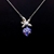 Picture of Inexpensive Copper or Brass Platinum Plated Pendant Necklace from Reliable Manufacturer