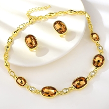 Show details for Distinctive Yellow Classic 2 Piece Jewelry Set with Low MOQ
