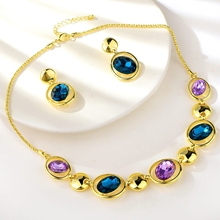 Show details for Charming Colorful Zinc Alloy 2 Piece Jewelry Set As a Gift