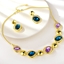 Show details for Charming Colorful Zinc Alloy 2 Piece Jewelry Set As a Gift